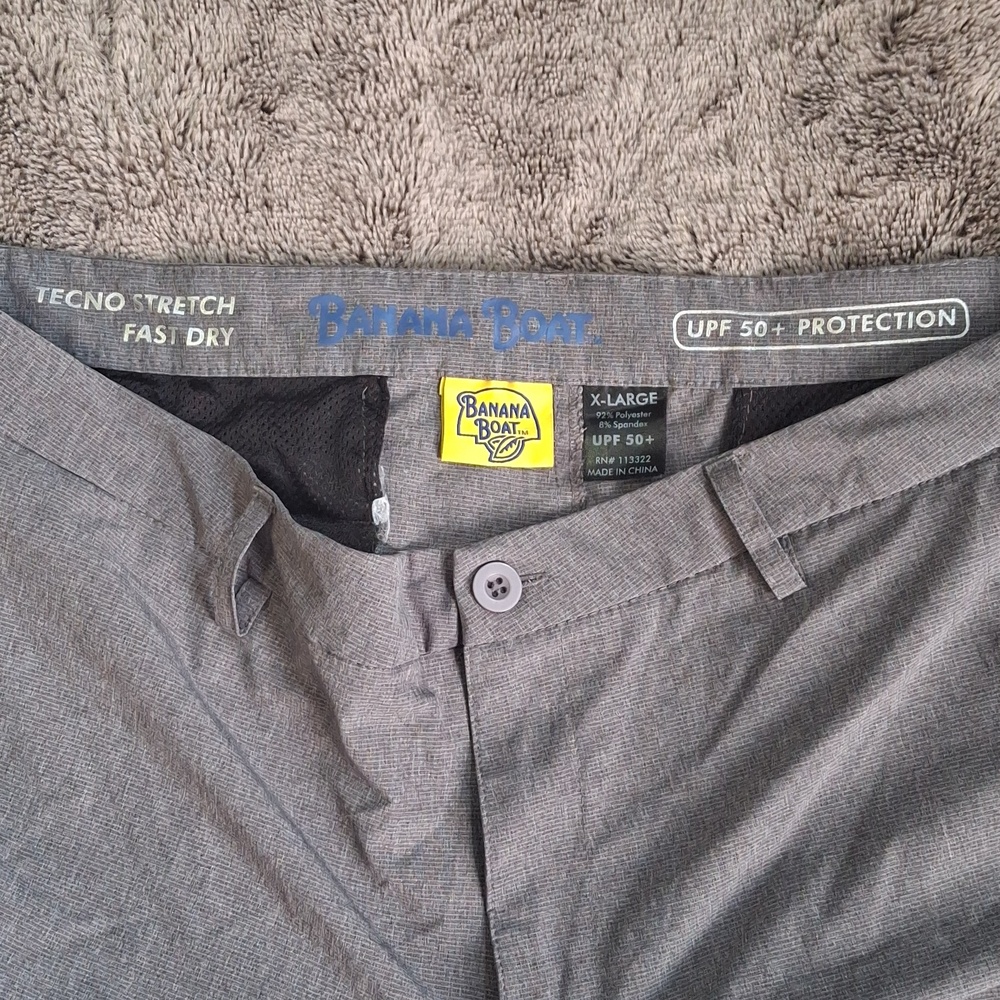 Men's Banana Boat Gray Stretch Shorts